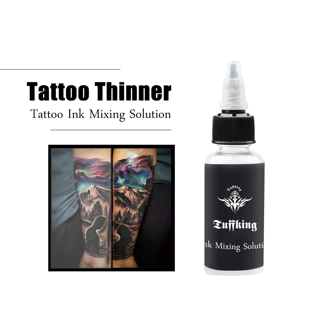 Tuffking 30ml/ 1oz Tattoo Ink Mixing Solution Tattoo Enhancer Solution Use for Mix and Enhanced