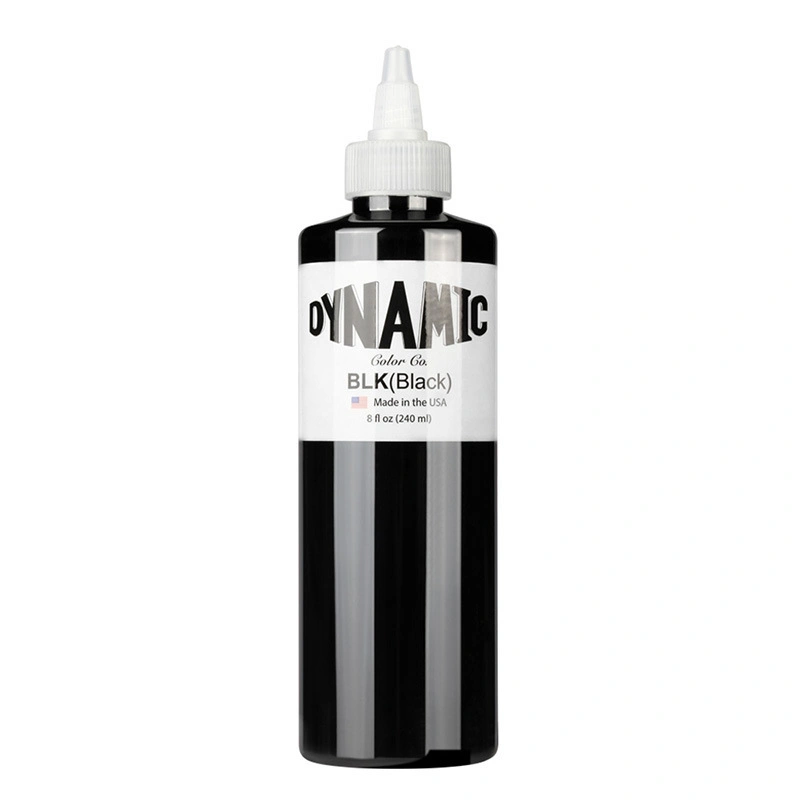 Dynamic Tattoo Ink 8-Oz: Black, Triple Black