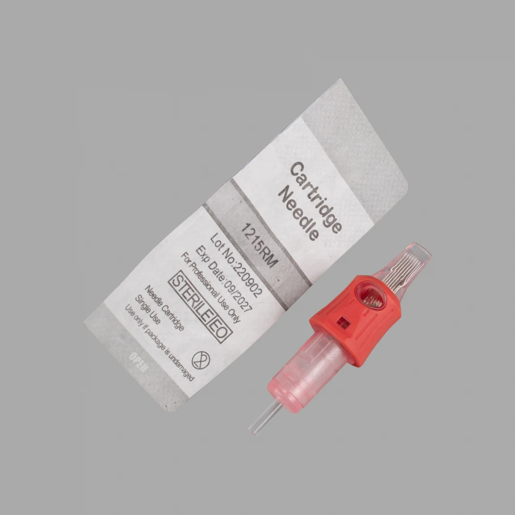 Red Color 1215RM Disposable Tattoo Needle Cartridges