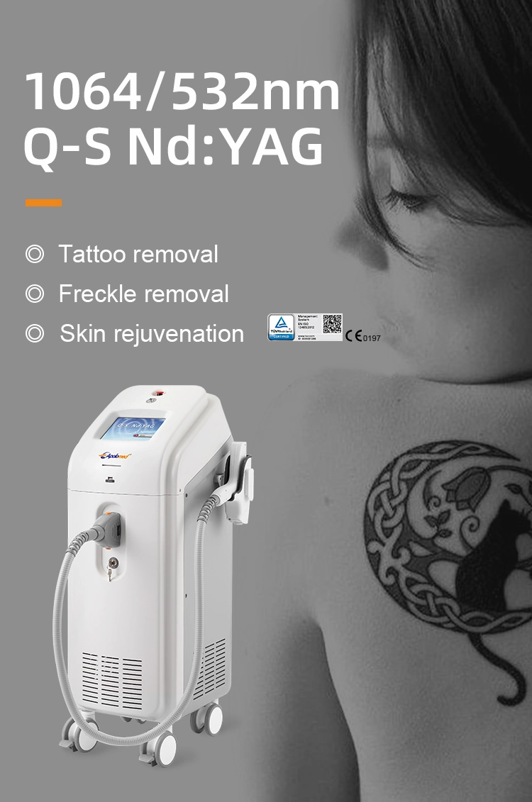 QS ND YAG Laser Equipment Best Seller in China ND YAG Laser Tattoo Removal Machine