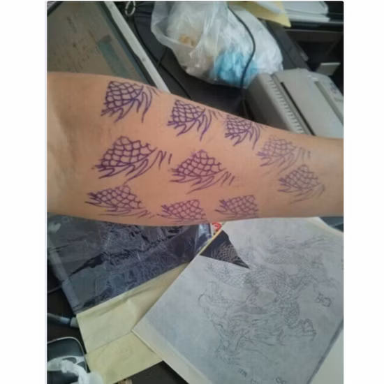 Thermotransferpapier, Tattoo-Transferpapier, Kopierpapier