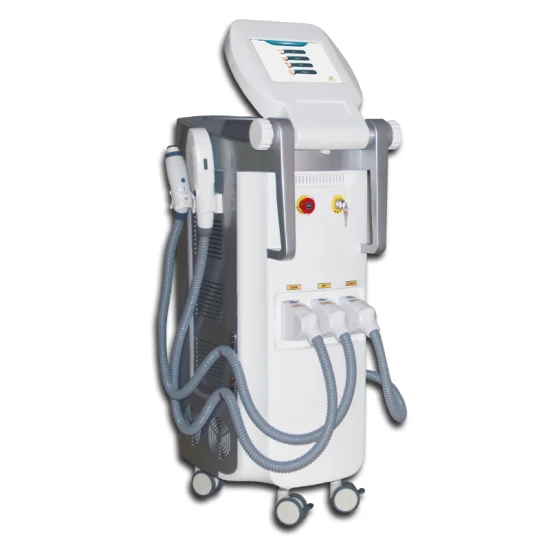 4 in 1 IPL Haarentfernung IPL+RF+YAG Haarentfernungsmaschine Q Switch ND YAG Laser Tattooentfernung Laser Haarentfernung Schönheitsmaschine