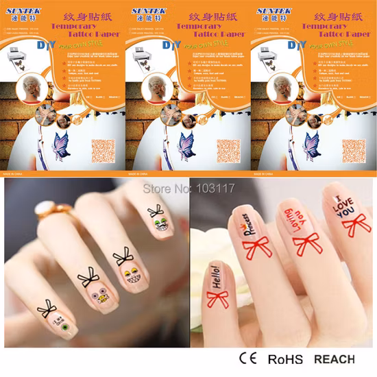 Temporäre Tattoo-Aufkleber, Wasseraufkleber, Transferpapier